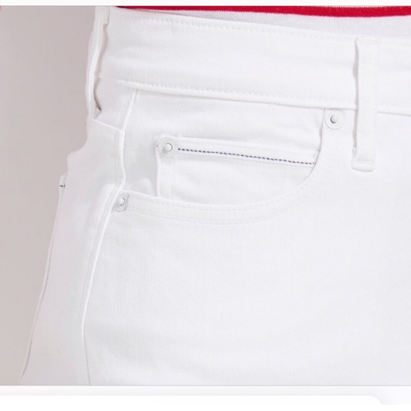 Vineyard Vines Raw Hem White Jean Skirt 14 2R000045 - Picture 2 of 7